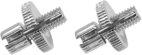 2pcs Clucth Brake Cable Adjuster Compatible with Honda Yamaha Kawasaki Suzuki ATV Motorcycle 8mm M8 Cable Adjuster Nut Bolts (Chrome) in Saudi Arabia