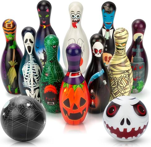 Christmas Games Bowling Set for Kids Party Supplies, Christmas Bowling Pins Bowling Balls Family Indoor Outdoor Party Games, Xmas Party Supplies Favors in Saudi Arabia