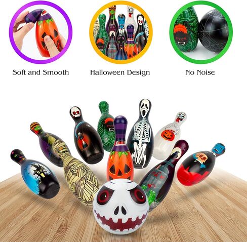 Christmas Games Bowling Set for Kids Party Supplies, Christmas Bowling Pins Bowling Balls Family Indoor Outdoor Party Games, Xmas Party Supplies Favors in Saudi Arabia