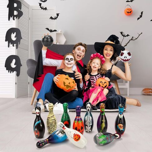 Christmas Games Bowling Set for Kids Party Supplies, Christmas Bowling Pins Bowling Balls Family Indoor Outdoor Party Games, Xmas Party Supplies Favors in Saudi Arabia