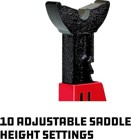Powerbuilt 4 Ton Ratchet Jack Stand - 647529, Red in Saudi Arabia