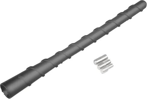 7.5 inch Black Spiral Antenna Replacement Flexible Waterproof Rubber with M4 M5 M6 Screw Universal Car Antenna Optimized AM/FM Reception fit for Car Truck Vehicle Radio… (7.5 inch) in Saudi Arabia