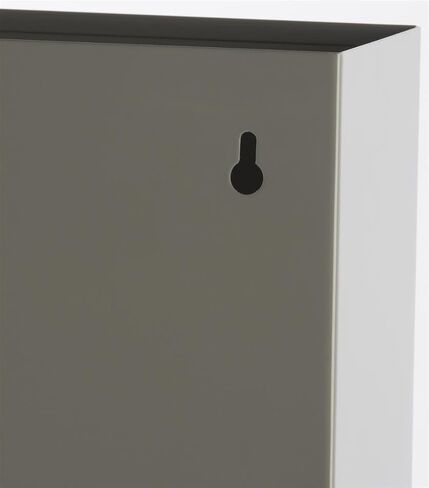 Displays2go Office File Folder Wall Rack, 11 Tiered Pockets, Medical Chart Folders (Putty/Powder Coated Steel) in Saudi Arabia