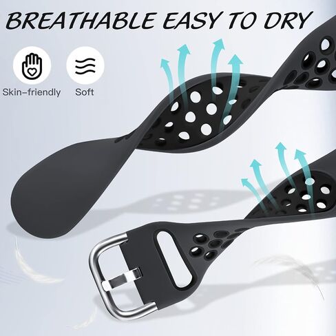 Maledan Breathable Sport Band for Fitbit Charge 6 Band/Fitbit Charge 5 Band in Saudi Arabia