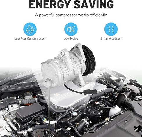 ضاغط تكييف هواء جديد مع قابض لـ 1999-2004 Jeep Grand Cherokee 4L، 1999-2006 Jeep Wrangler 4L 1521290 1022034 in Saudi Arabia