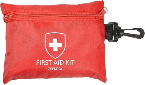 Mini First Aid Kit with Onitment, Emergency Blanket, Small Basic Portable First Aid Kit Perfect for Outdoor, Hiking, Camping,Travel, Home, Office, Vehicle and Workplace in Saudi Arabia