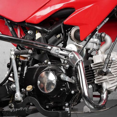 مجموعة أنابيب كاتم صوت العادم 28 مم لـ XR50 CRF50 70cc 110cc 125cc Taotao DB10 DB14 SR110 Rocketa xpro db-x20 SDG Coolster Ex16 الدراجة الترابية الصينية - أزرق in Kuwait