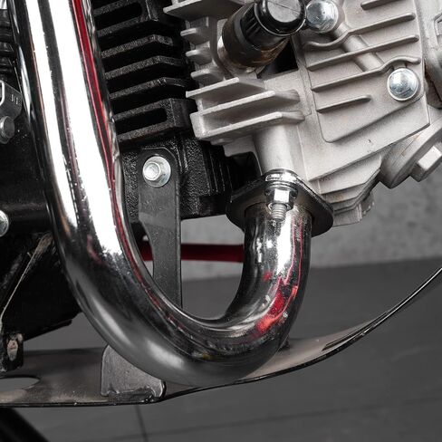 مجموعة أنابيب كاتم صوت العادم 28 مم لـ XR50 CRF50 70cc 110cc 125cc Taotao DB10 DB14 SR110 Rocketa xpro db-x20 SDG Coolster Ex16 الدراجة الترابية الصينية - أزرق in Kuwait