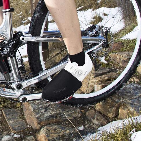أغطية أحذية ركوب الدراجات من Thinvik أحذية شتوية مقاومة للرياح لتدفئة أصابع القدم للرجال والنساء أحذية الطريق والدراجات الجبلية in Saudi Arabia