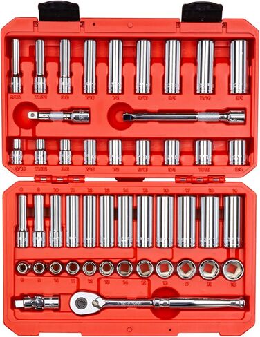 TEKTON 3/8 Inch Drive 6-Point Socket and Ratchet Set, 34-Piece (1/4-1 in.) | SKT15101 in Kuwait