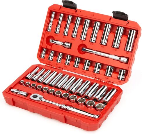 TEKTON 3/8 Inch Drive 6-Point Socket and Ratchet Set, 34-Piece (1/4-1 in.) | SKT15101 in Kuwait