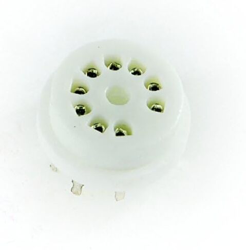 كاري 4 قطعة 9pin PCB السيراميك فراغ أنبوب المقبس التوقف لراديو 12au7 12ax7b Ecc83 6d58 in Kuwait