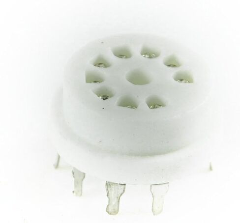 كاري 4 قطعة 9pin PCB السيراميك فراغ أنبوب المقبس التوقف لراديو 12au7 12ax7b Ecc83 6d58 in Kuwait