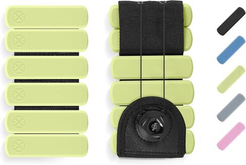 Wrist Weights - set of 2(1lb each), Adjustable Wearable Silicone Wrist & Ankle Bangles for Men and Women, Increase Training Intensity for Yoga, Pilates, Aerobics, Gym, Swimming, Hiking, Housework, Jogging, etc. in Saudi Arabia