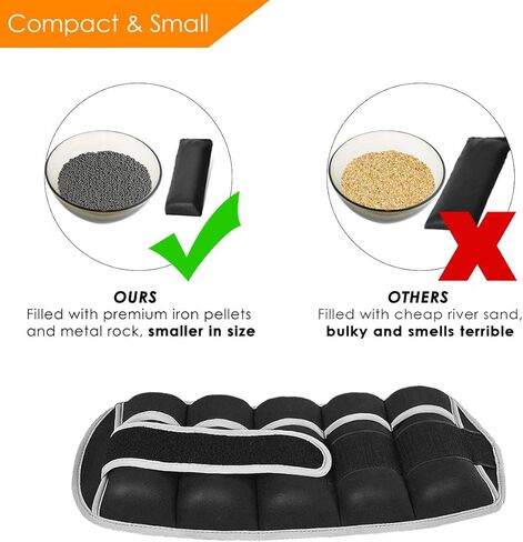 Prodigen 1 Pair 1 2 3.5 4 5 7 7.5 10 15 Lbs Adjustable Ankle Weights Set for Men Women Kids Ankle Wrist Weight for Walking, Jogging, Gymnastics in Kuwait