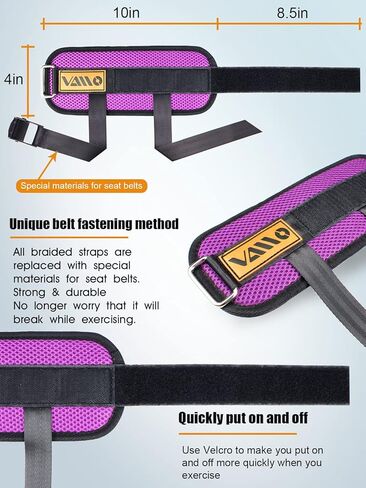 Adjustable Weight Dumbbell Ankle Straps, Ankle Bands for Working Out Booty Workouts-Kickbacks, Leg Extensions, Lower Body Strength Training, Pelvis Muscle Exerciser for Men and Women in Kuwait