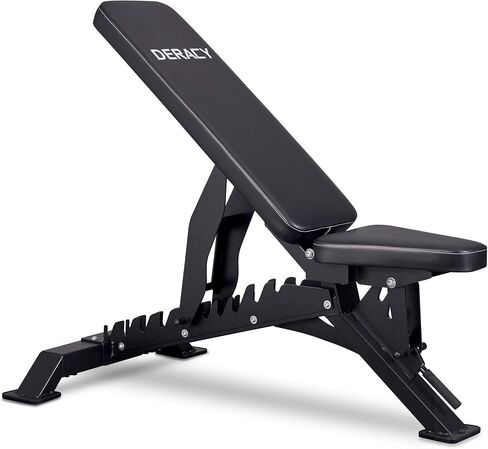 Deluxe Adjustable Weight Bench for Full Body Workout, Weight Capacity 1100 lbs, Incline and Flat Weight Bench for Indoor Workout, Home Gym in Saudi Arabia