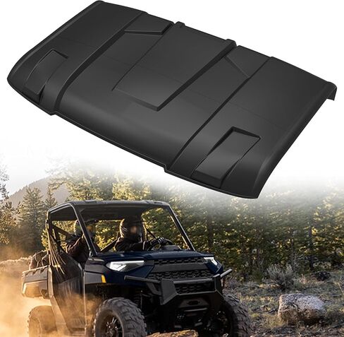 سقف علوي لـ Polaris Ranger XP 1000 900 13-23، تركيبة صلبة سقف رياضي علوي 3 مقاعد حاجب من الشمس لـ Polaris Ranger 1000 900 XP 3 مقاعد 2013-2023 ملحقات (OEM # 2882911) in Saudi Arabia