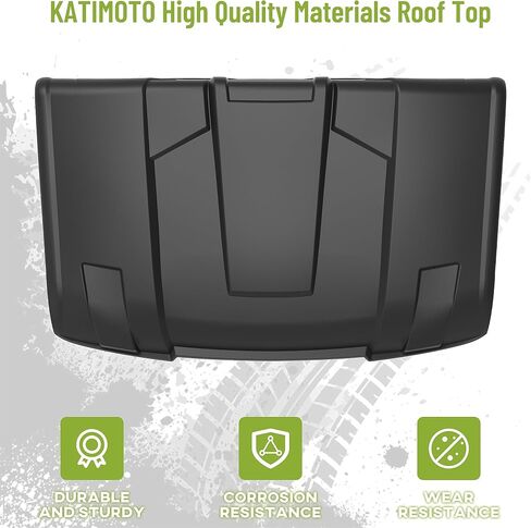سقف علوي لـ Polaris Ranger XP 1000 900 13-23، تركيبة صلبة سقف رياضي علوي 3 مقاعد حاجب من الشمس لـ Polaris Ranger 1000 900 XP 3 مقاعد 2013-2023 ملحقات (OEM # 2882911) in Saudi Arabia