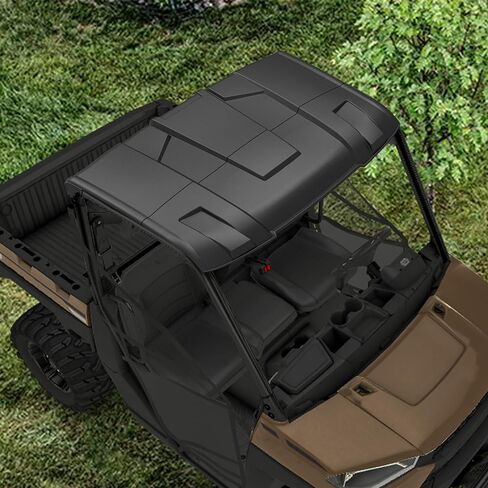 سقف علوي لـ Polaris Ranger XP 1000 900 13-23، تركيبة صلبة سقف رياضي علوي 3 مقاعد حاجب من الشمس لـ Polaris Ranger 1000 900 XP 3 مقاعد 2013-2023 ملحقات (OEM # 2882911) in Saudi Arabia