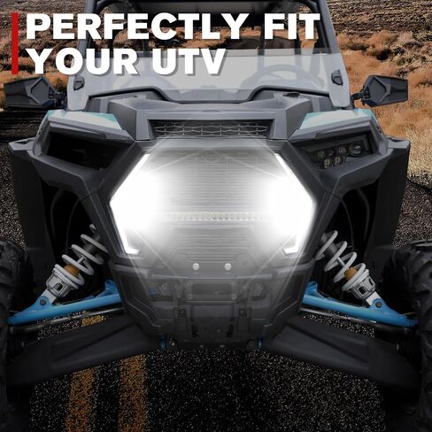 واجهة أمامية A & UTV PRO لملحقات Polaris RZR XP 1000 / XP TURBO/XP 4 / XP 4 TURBO/RZR TURBO/RZR Trail/RZR 900 TRAIL 2019-2023، استبدل OEM #5455432-070، أسود in Kuwait