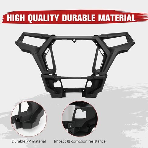 واجهة أمامية A & UTV PRO لملحقات Polaris RZR XP 1000 / XP TURBO/XP 4 / XP 4 TURBO/RZR TURBO/RZR Trail/RZR 900 TRAIL 2019-2023، استبدل OEM #5455432-070، أسود in Kuwait