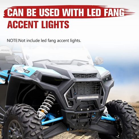 واجهة أمامية A & UTV PRO لملحقات Polaris RZR XP 1000 / XP TURBO/XP 4 / XP 4 TURBO/RZR TURBO/RZR Trail/RZR 900 TRAIL 2019-2023، استبدل OEM #5455432-070، أسود in Kuwait