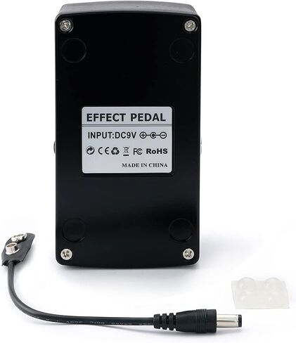 دواسة Fuzz من Musiclily، دواسة جيتار Pro Octave Fuzz، محول تيار مستمر 9 فولت يعمل بالطاقة الالتفافية الحقيقية للجيتار الكهربائي والباس (أخضر) in Saudi Arabia