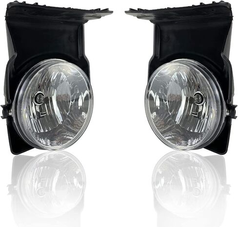 Fog Lights Fits for 2003-2006 GMC Sierra 1500 2500 3500/2007 GMC Sierra Classic (Not fit for Denali|C3 Models) w/ H10 12V 45W Halogen Bulbs in Saudi Arabia