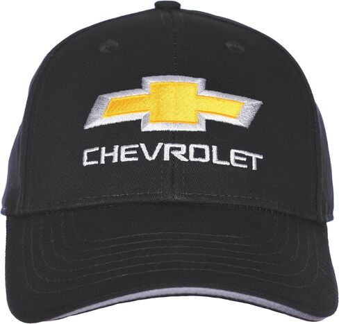 JH DESIGN GROUP Men's Chevy Bow Tie Cap Adjustable Black Hat in Saudi Arabia