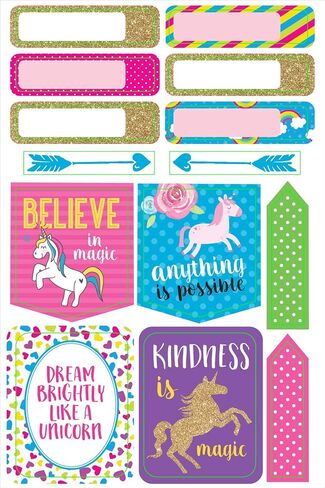 Essentials Unicorn Planner Stickers (over 160 stickers!) (Essentials Planner Stickers) in Saudi Arabia