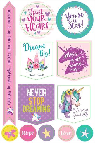 Essentials Unicorn Planner Stickers (over 160 stickers!) (Essentials Planner Stickers) in Saudi Arabia