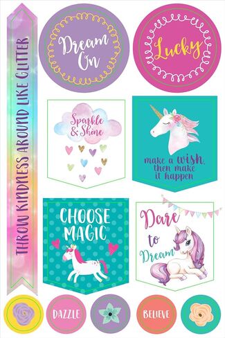 Essentials Unicorn Planner Stickers (over 160 stickers!) (Essentials Planner Stickers) in Saudi Arabia