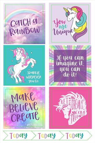 Essentials Unicorn Planner Stickers (over 160 stickers!) (Essentials Planner Stickers) in Saudi Arabia