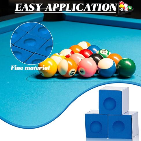 48 قطعة من مكعبات الطباشير البلياردو عصا الطباشير لحمام السباحة ملحقات طاولة حمام السباحة للاستخدام المنزلي في البطولة in Kuwait