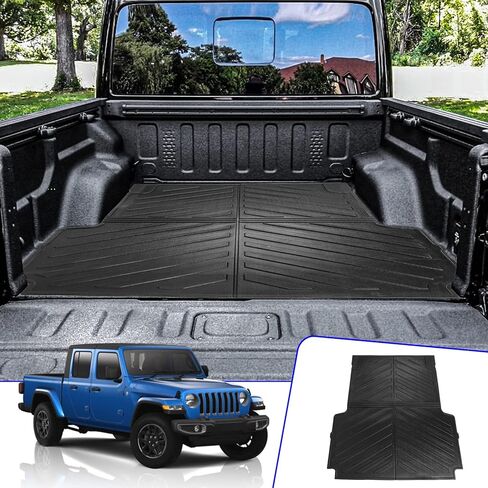 Rongtaod Truck Bed Mat Compatible with 2020-2024 Jeep Gladiator Truck Bed Mat Bed Liner All Weather Truck Bed Liner 2023 Jeep Gladiator Accessories (Truck Bed Mat) in Saudi Arabia