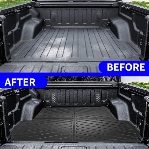 حصيرة سرير شاحنة Rongtaod متوافقة مع 2020-2024 Jeep Gladiator Truck Bed Mat Bed Liner All Weather Truck Bed Liner 2023 Jeep Gladiator Accessories (حصيرة سرير الشاحنة) in Kuwait