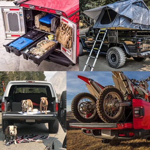 حصيرة سرير شاحنة Rongtaod متوافقة مع 2020-2024 Jeep Gladiator Truck Bed Mat Bed Liner All Weather Truck Bed Liner 2023 Jeep Gladiator Accessories (حصيرة سرير الشاحنة) in Kuwait