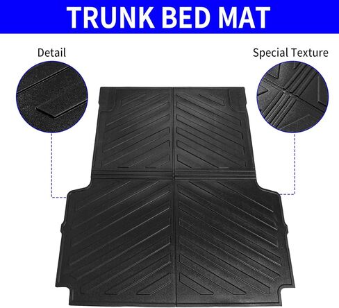 حصيرة سرير شاحنة Rongtaod متوافقة مع 2020-2024 Jeep Gladiator Truck Bed Mat Bed Liner All Weather Truck Bed Liner 2023 Jeep Gladiator Accessories (حصيرة سرير الشاحنة) in Kuwait