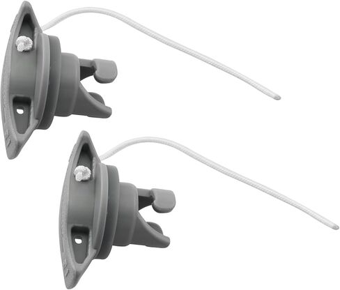 LQ الصناعية 2 قطعة صمام الهواء كاياك التوصيل غطاء صمام التضخم مع حبل قارب صمام الغبار دوامة المكونات مجداف استبدال أجزاء للمطاط بركة قارب فراش الهواء in Kuwait