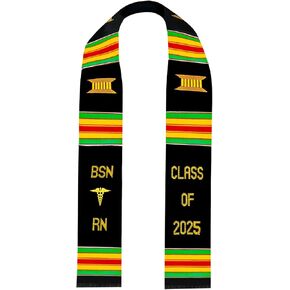 Nursing Graduation stole BSN RN kente Sash, Class of 2024