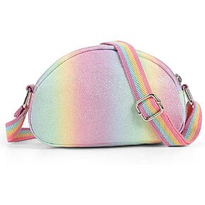 Toddler Purse for Kids Gift Little Girls Purse Cute Rainbow Crossbody Bag