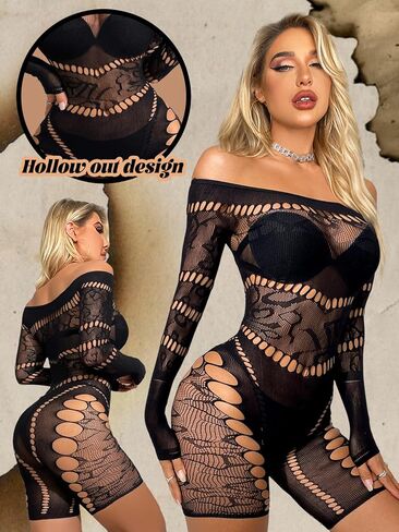 امرأة الملابس الداخلية ارتداءها شبكة صيد السمك Bodystocking جوارب مثيرة Bodycon بذلة in Kuwait