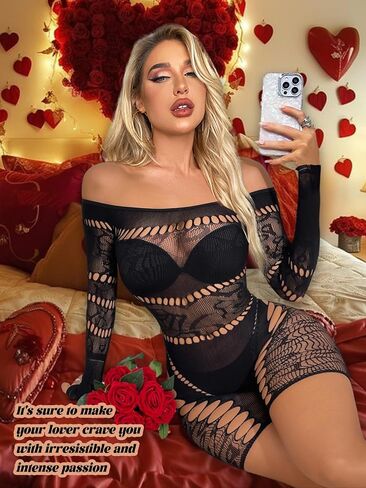 امرأة الملابس الداخلية ارتداءها شبكة صيد السمك Bodystocking جوارب مثيرة Bodycon بذلة in Kuwait