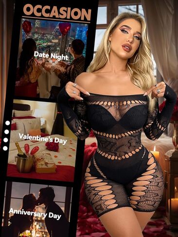 امرأة الملابس الداخلية ارتداءها شبكة صيد السمك Bodystocking جوارب مثيرة Bodycon بذلة in Kuwait