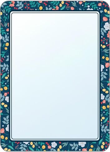 مرآة خزانة مغناطيسية للمدرسة والمكتب، مع مرآة مغناطيسية قوية للخزانة، ملحقات خزانة فريدة من نوعها، مرآة خزانة مغناطيسية بتصميم ملون، عبوة واحدة in Kuwait