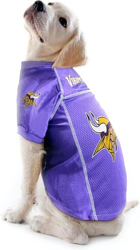 Littlearth Unisex-Adult NFL Detroit Lions - 1 Basic Pet Jersey, Team Color, Large in Kuwait