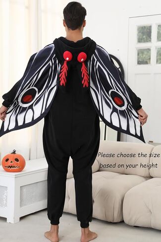 Adult Black Fly Costume Onesie Fly Bug Pajamas Halloween Costumes Anime Cosplay pajamas for Men Women in Kuwait