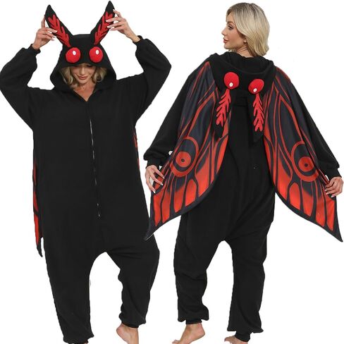 Adult Black Fly Costume Onesie Fly Bug Pajamas Halloween Costumes Anime Cosplay pajamas for Men Women in Kuwait