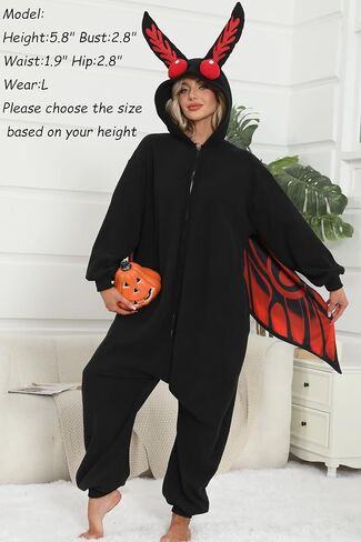 Adult Black Fly Costume Onesie Fly Bug Pajamas Halloween Costumes Anime Cosplay pajamas for Men Women in Kuwait